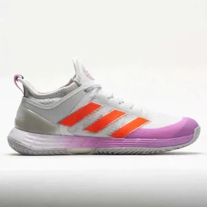 ADIDAS ADIZERO UBERSONIC 4 WOMEN'S TENNIS SHOE (WHITE/IMPACT ORANGE)