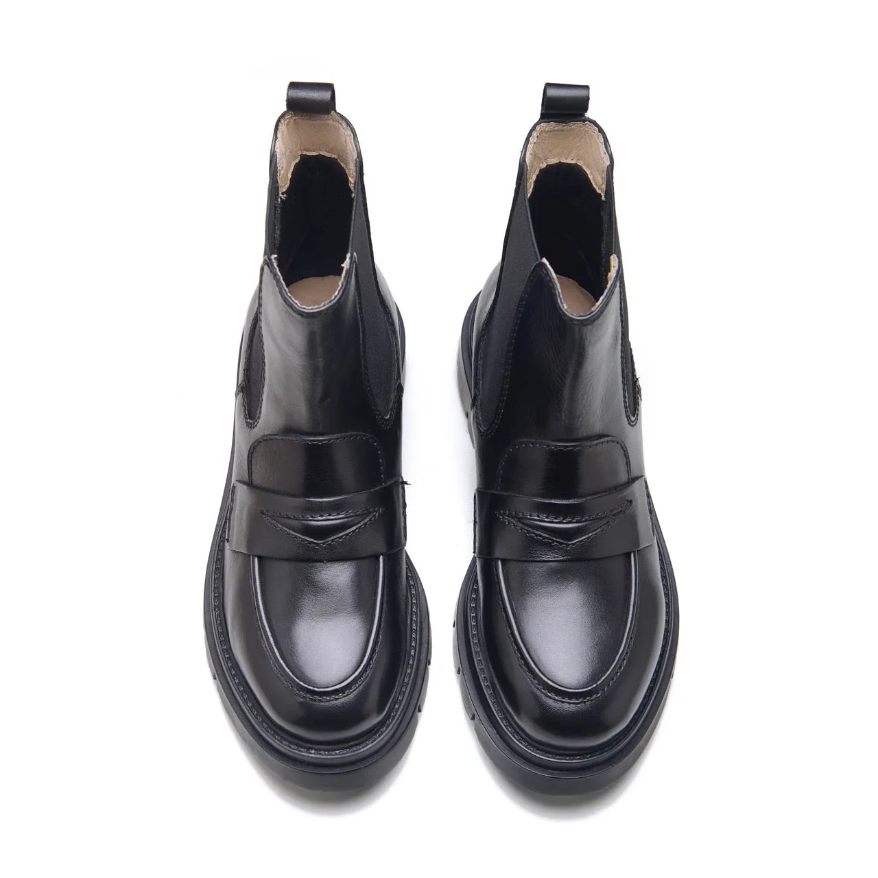 Agnes Womens Leather Chelsea Boot