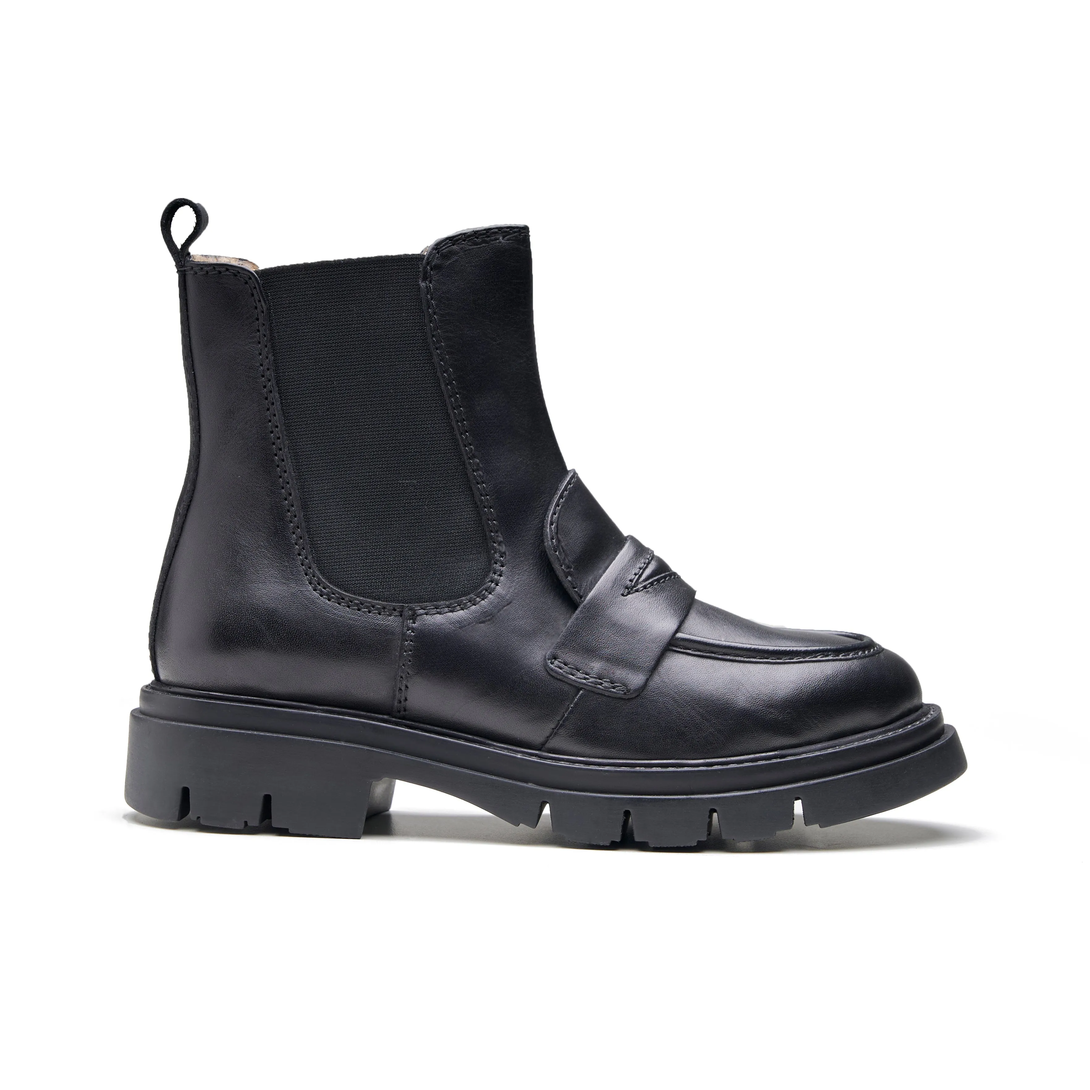 Agnes Womens Leather Chelsea Boot