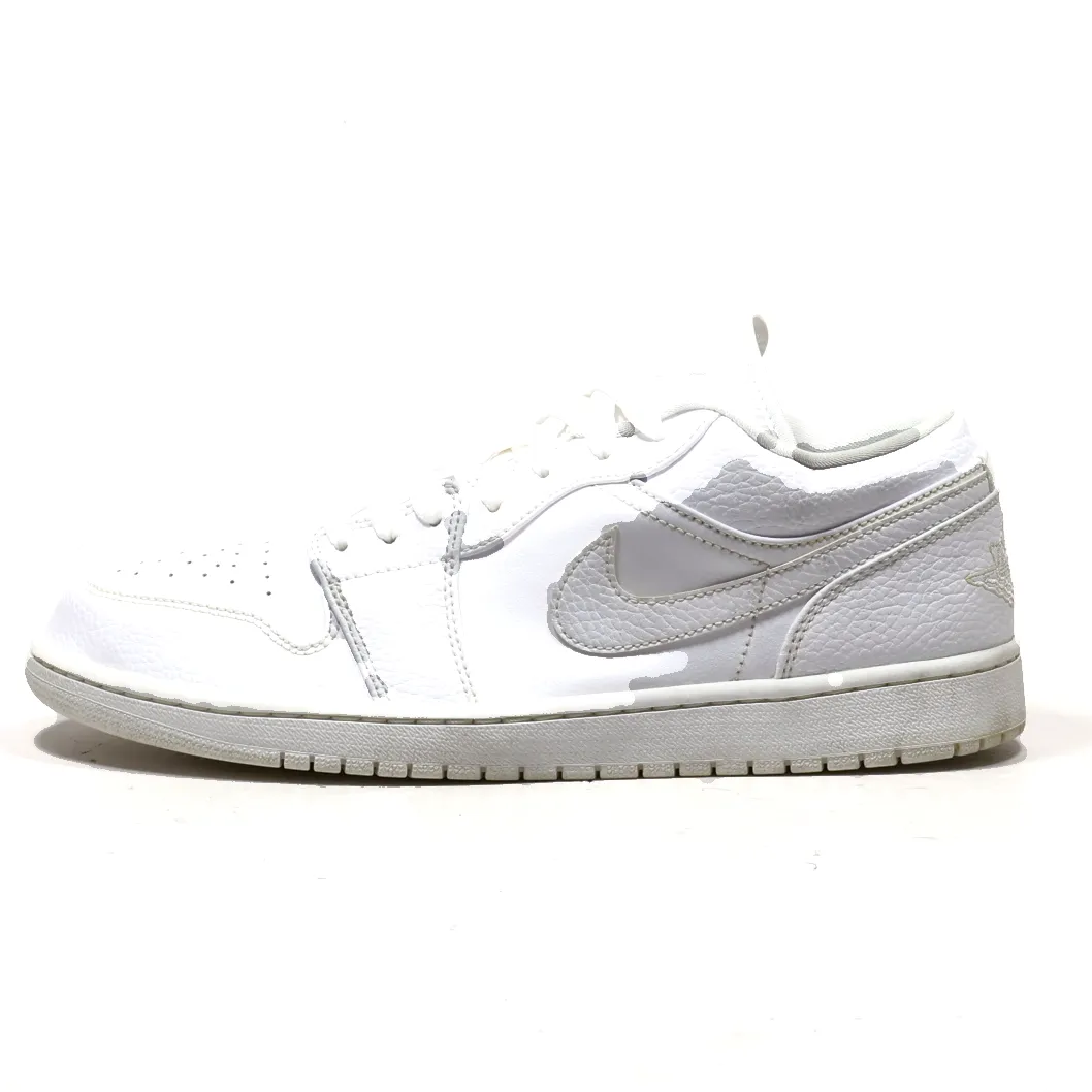 Air Jordan Air Force 1 Low-Top Sneakers Leather White Colour For Men