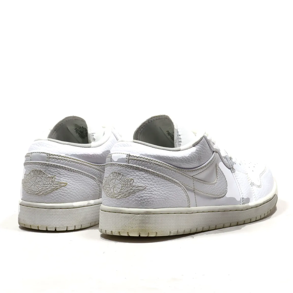 Air Jordan Air Force 1 Low-Top Sneakers Leather White Colour For Men