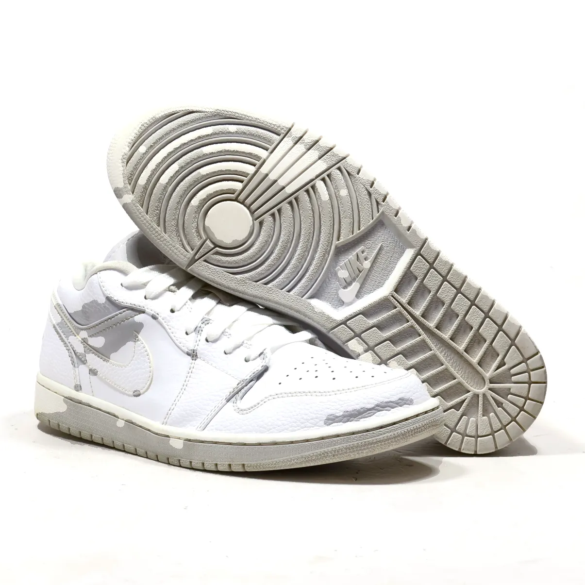 Air Jordan Air Force 1 Low-Top Sneakers Leather White Colour For Men