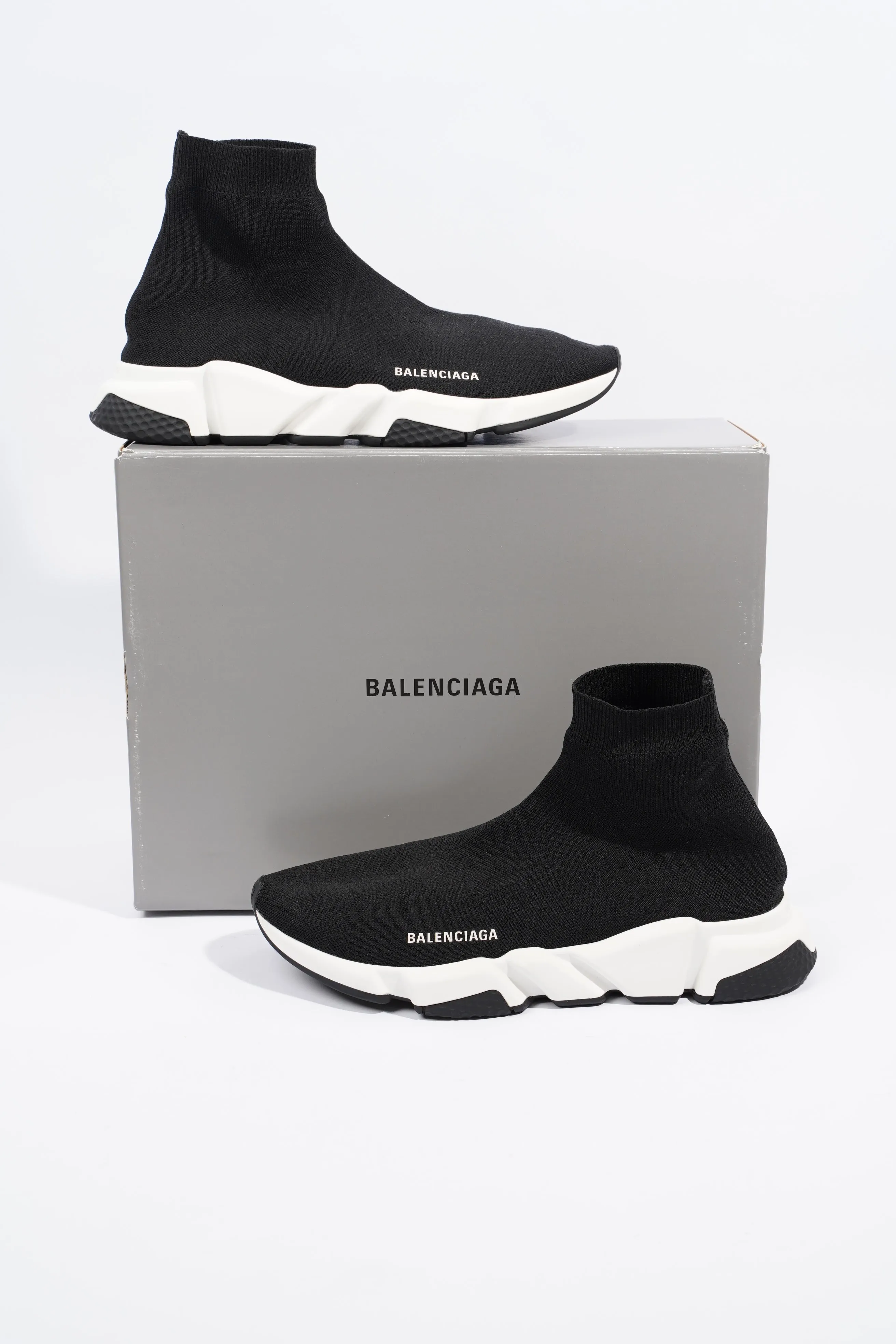 Balenciaga Mens Speed Black / White EU 44 / UK 10