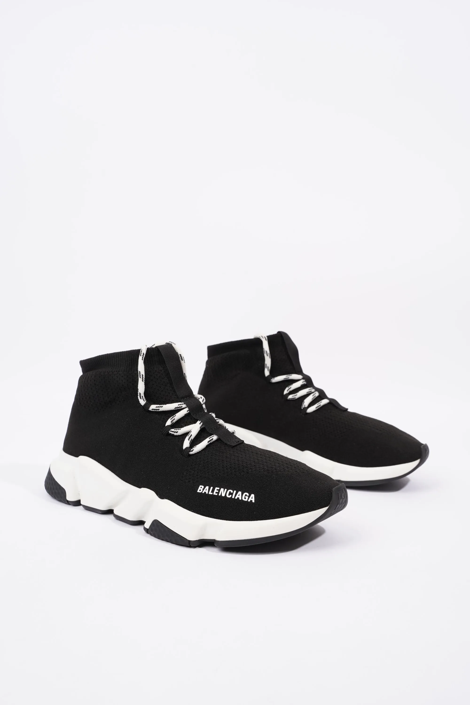 Balenciaga Mens Speed Lace Up Black / White EU 42 / UK 8