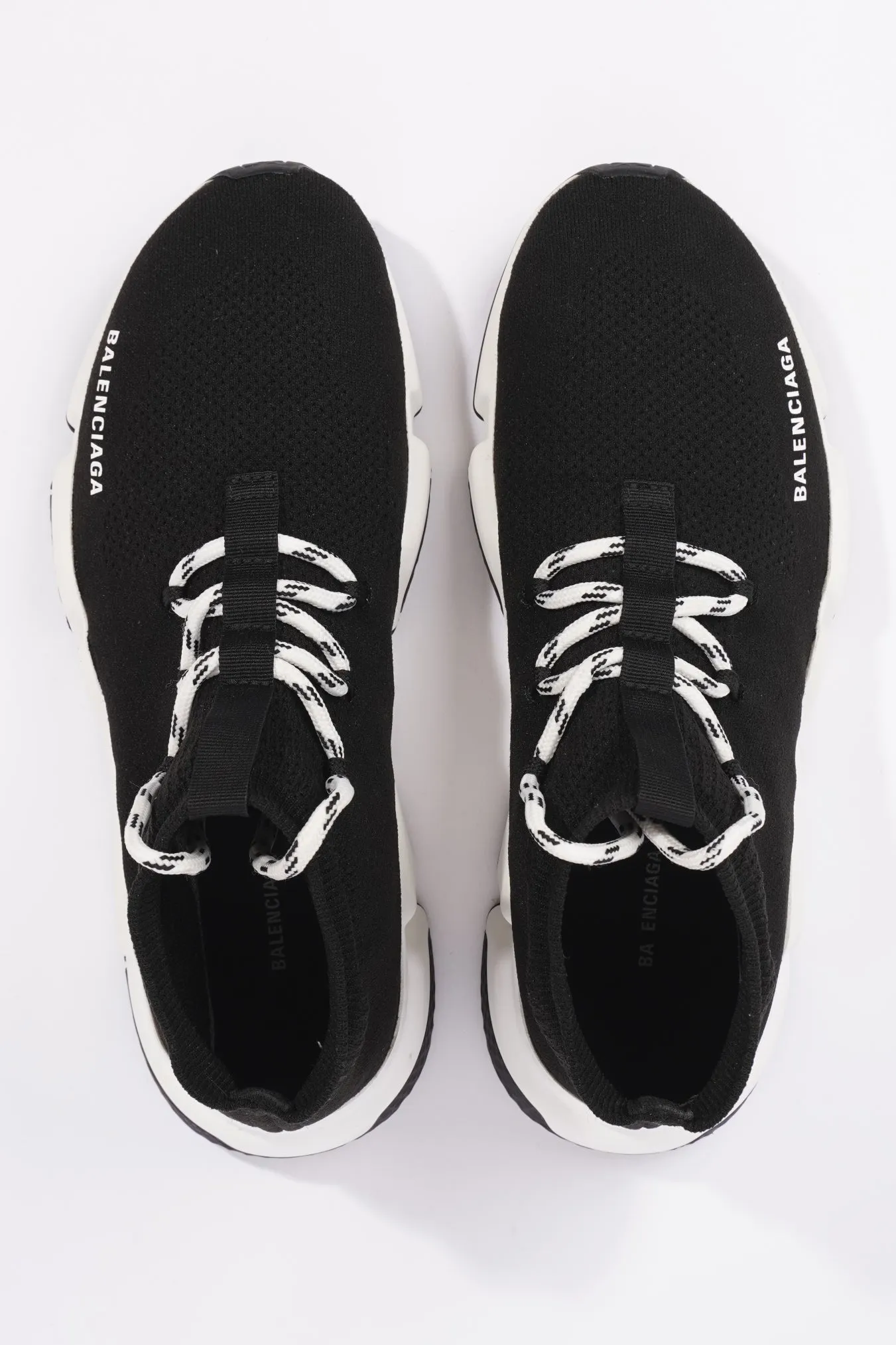 Balenciaga Mens Speed Lace Up Black / White EU 42 / UK 8