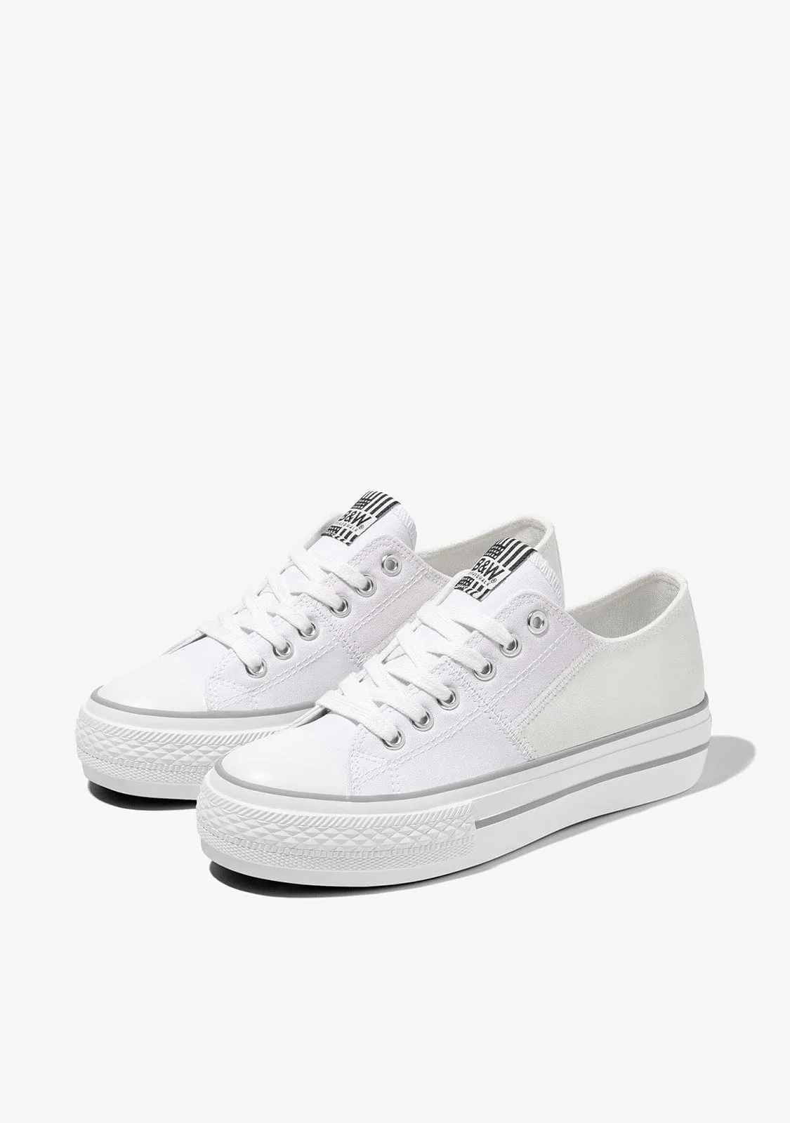 B&W Multicolour Solar Sneakers