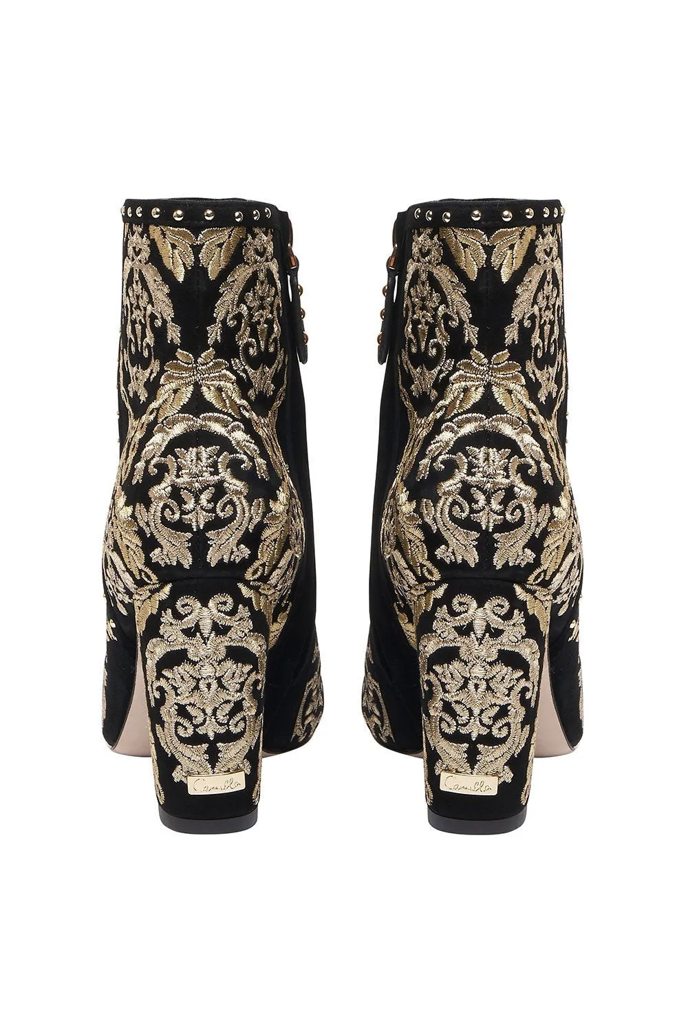 BLOCK HEEL BOOT BLACK CONTEMPORARY