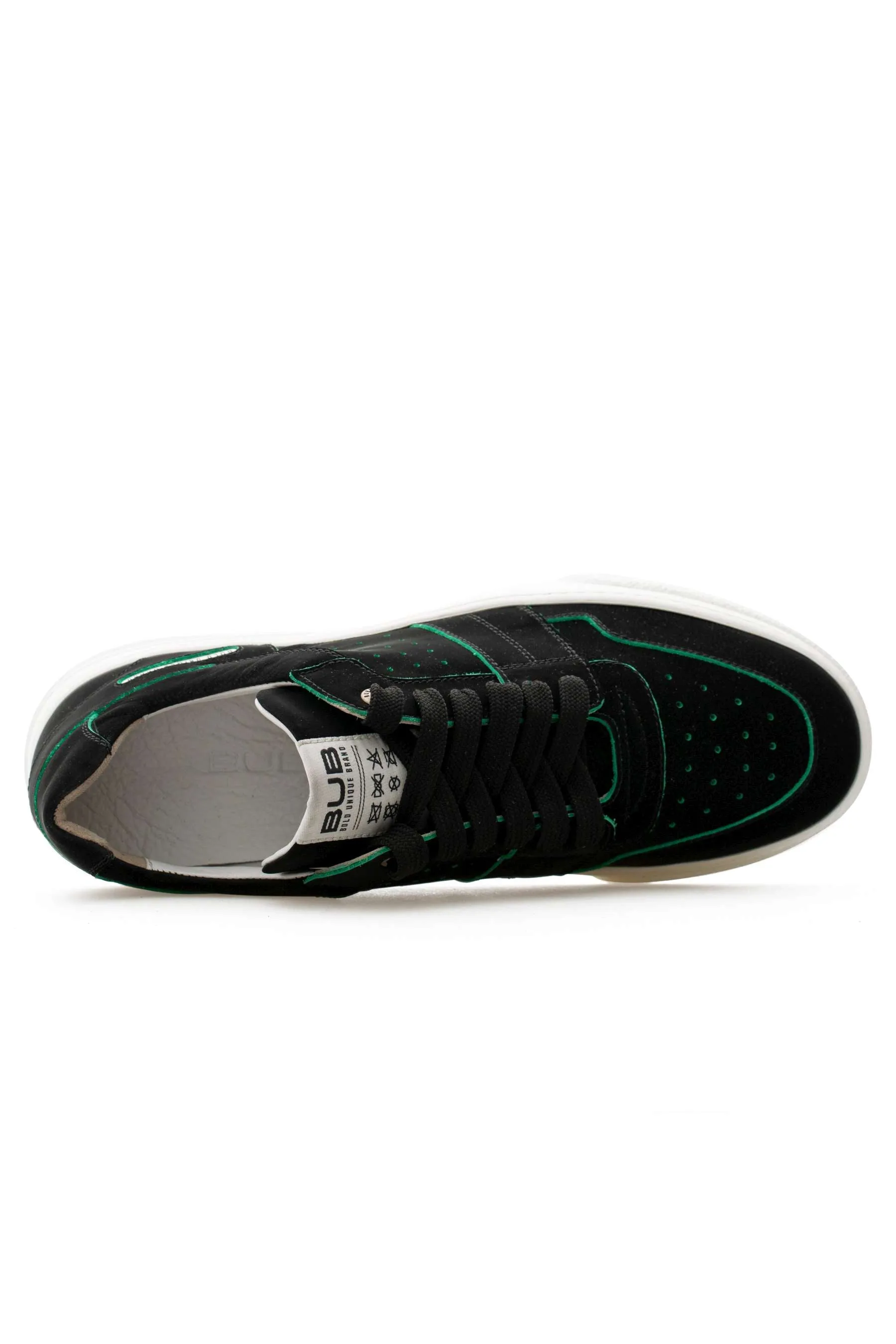 BUB Skywalker - Green Led - Nubuck - Men's Sneakers