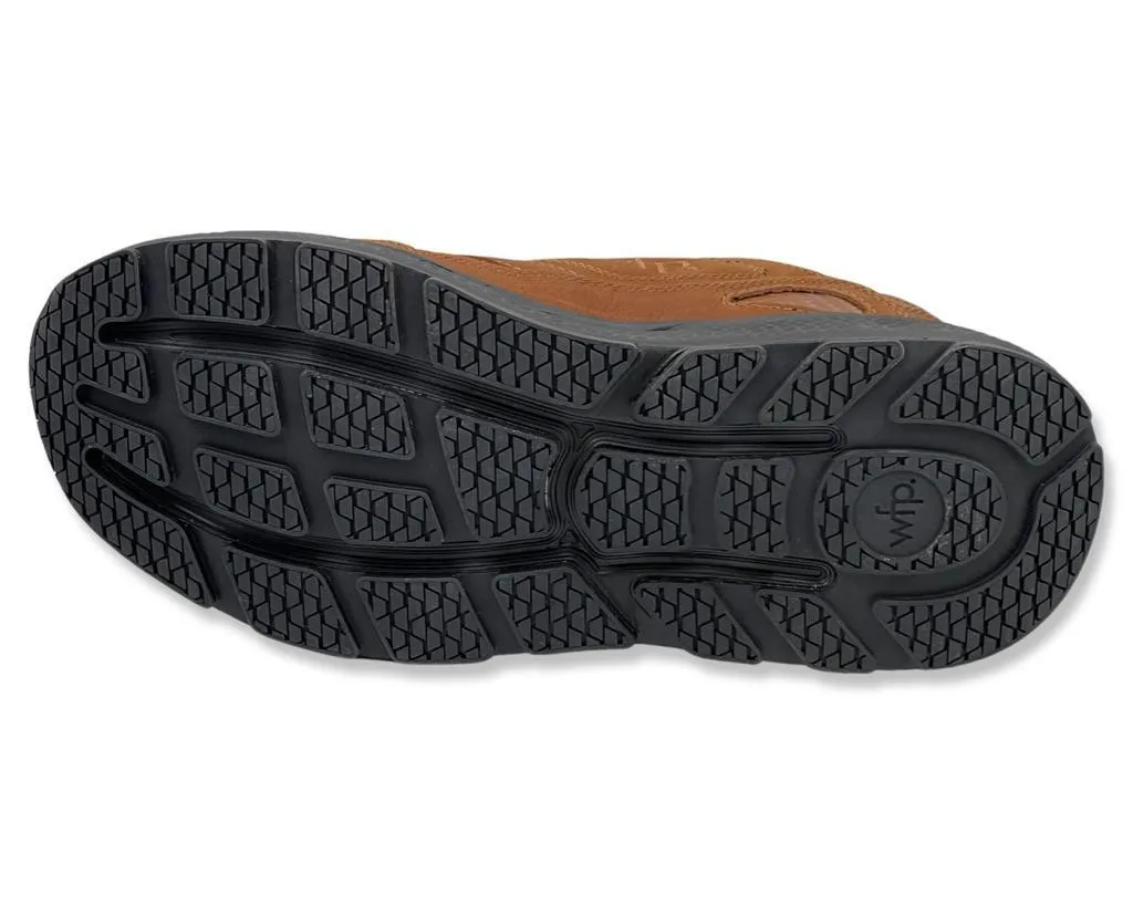 Columbus WFP Walking Shoes - Walking Boost Wide 4E Brown Suede