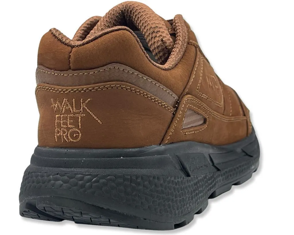 Columbus WFP Walking Shoes - Walking Boost Wide 4E Brown Suede