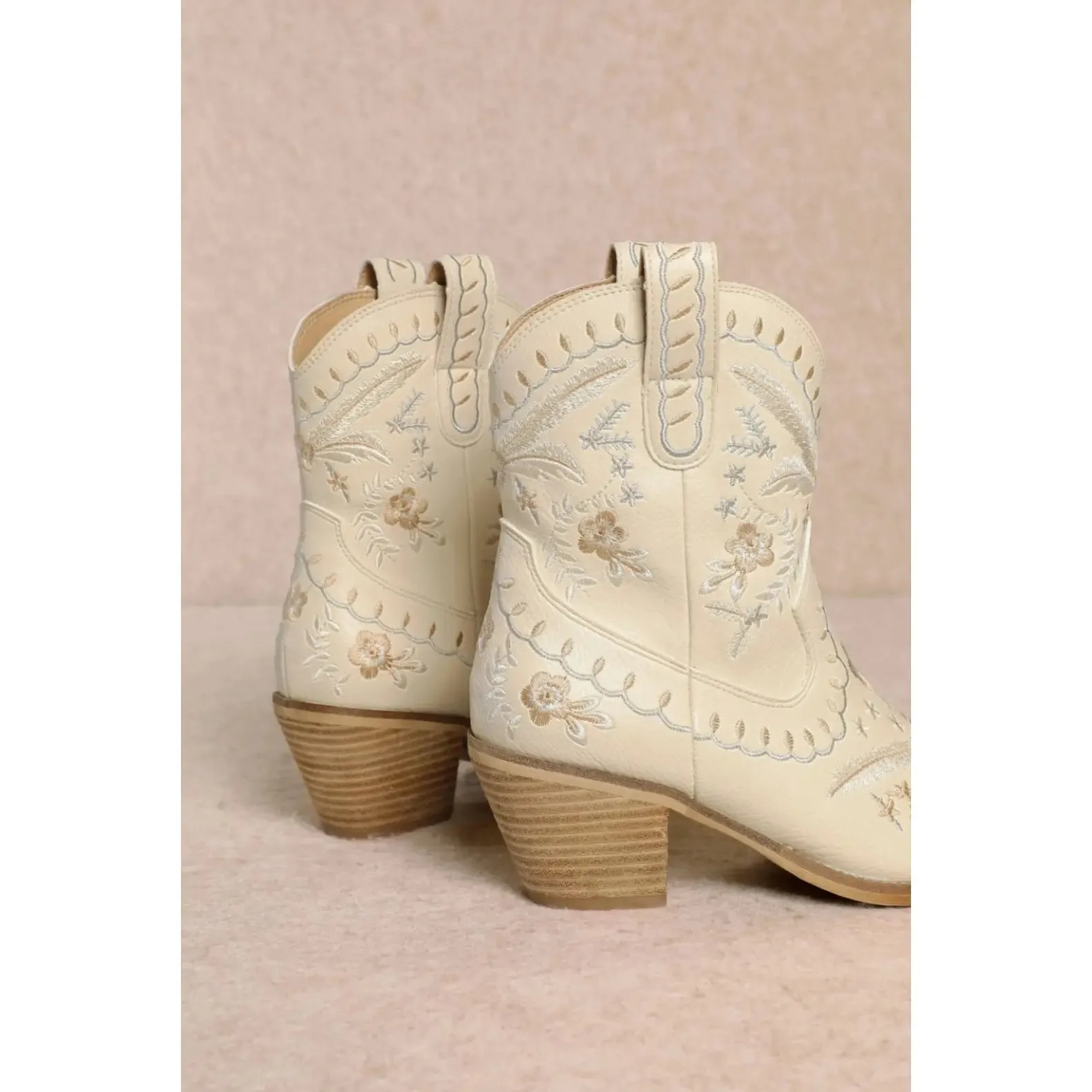 Corral Embroidered Cowgirl Ankle Bootie