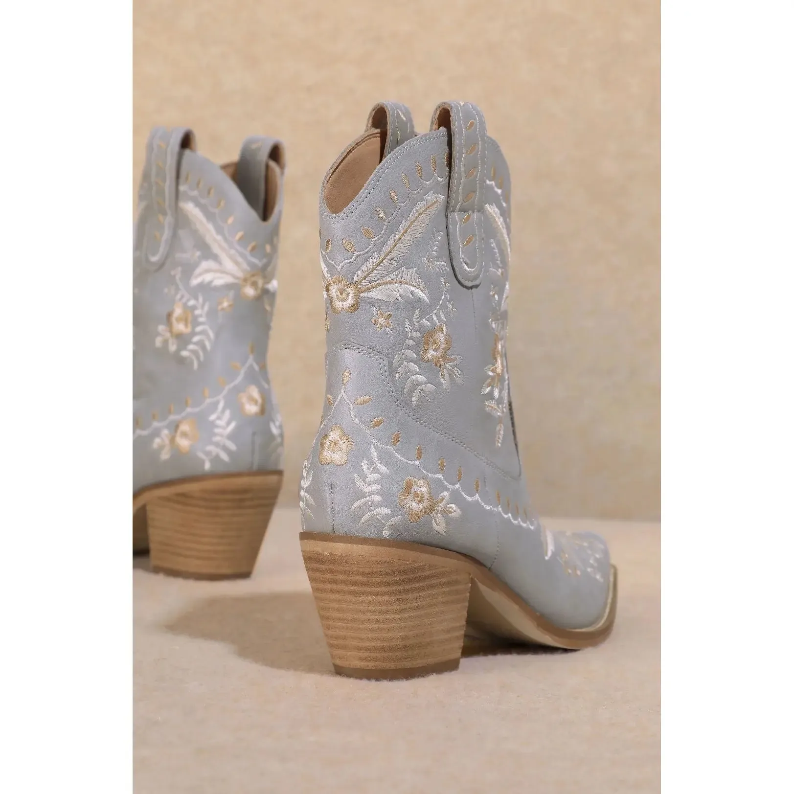 Corral Embroidered Cowgirl Ankle Bootie