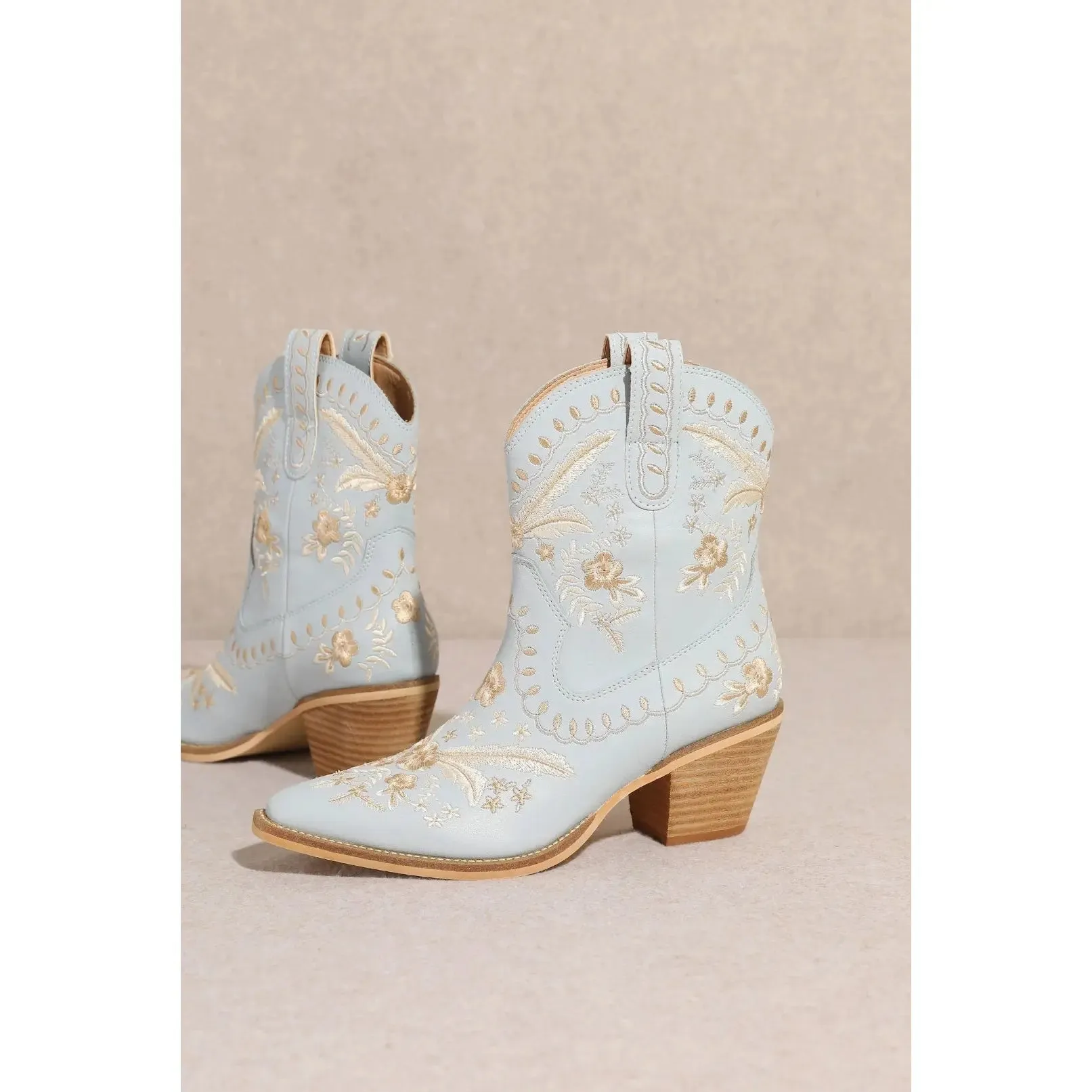 Corral Embroidered Cowgirl Ankle Bootie