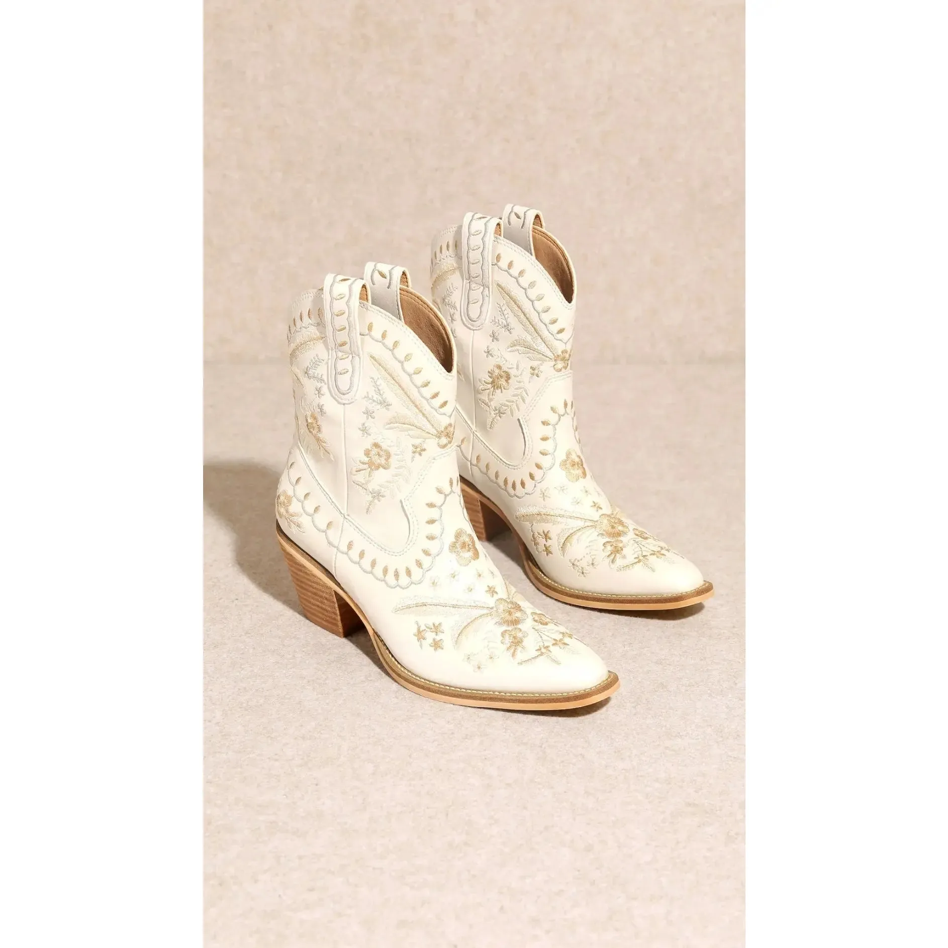 Corral Embroidered Cowgirl Ankle Bootie