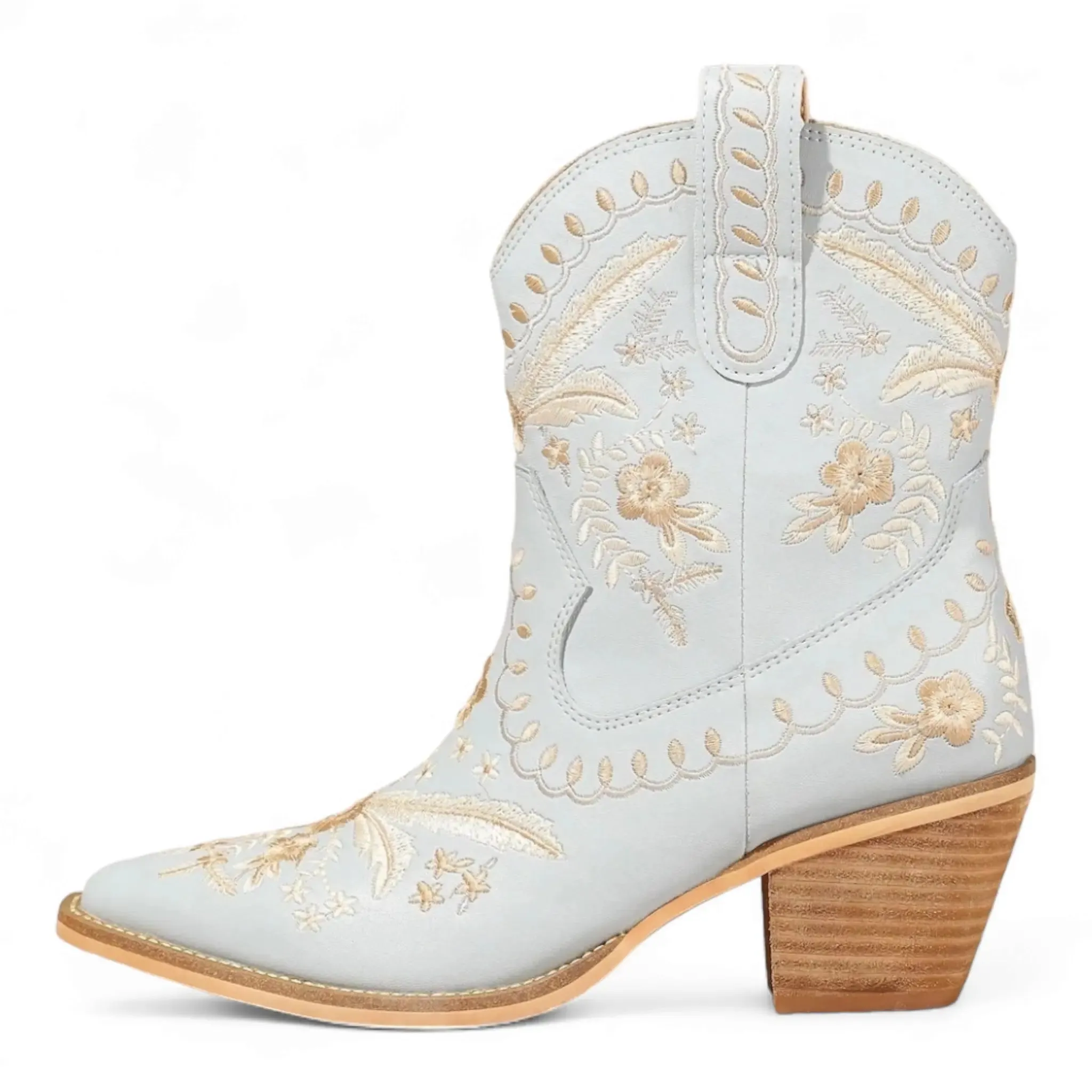 Corral Embroidered Cowgirl Ankle Bootie