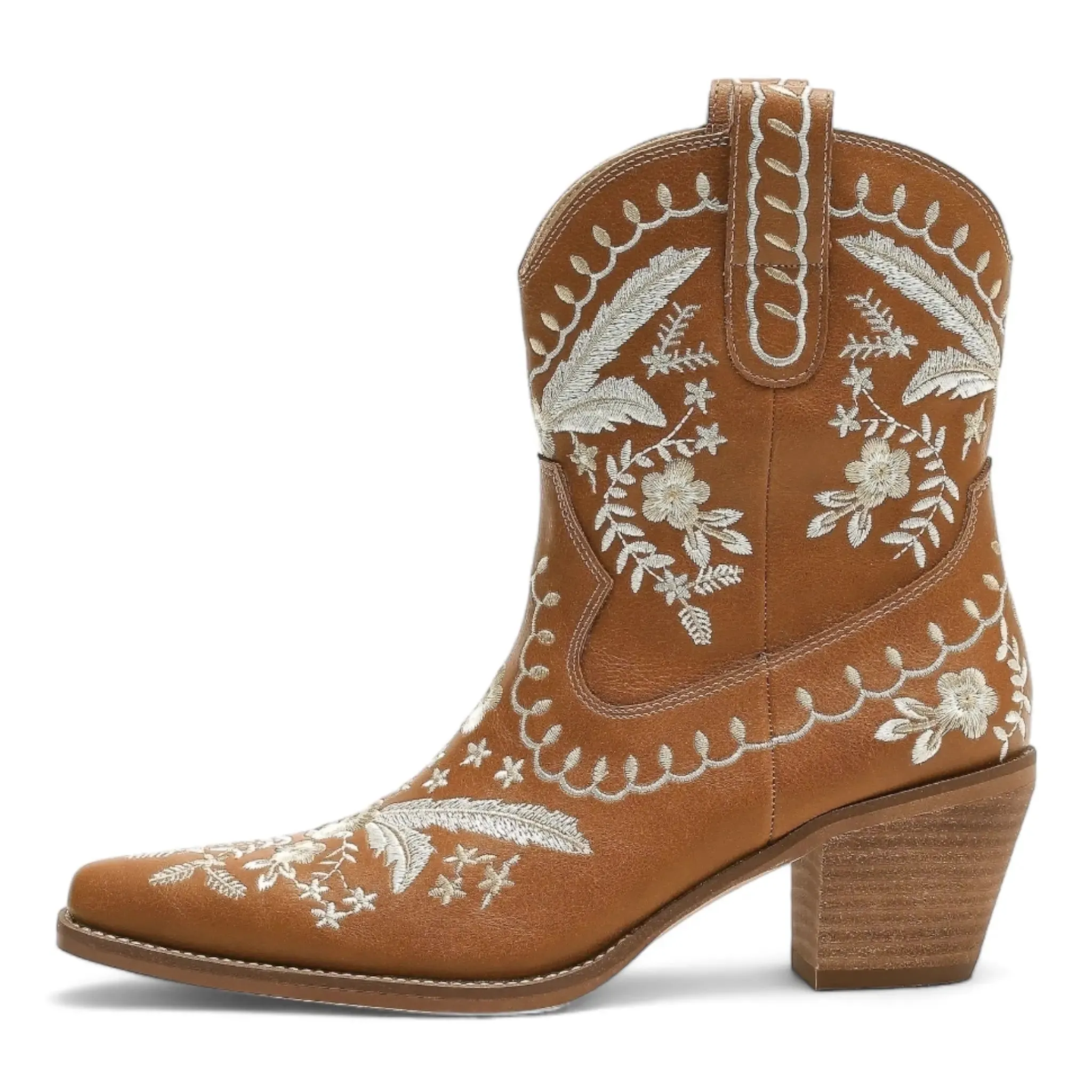 Corral Embroidered Cowgirl Ankle Bootie