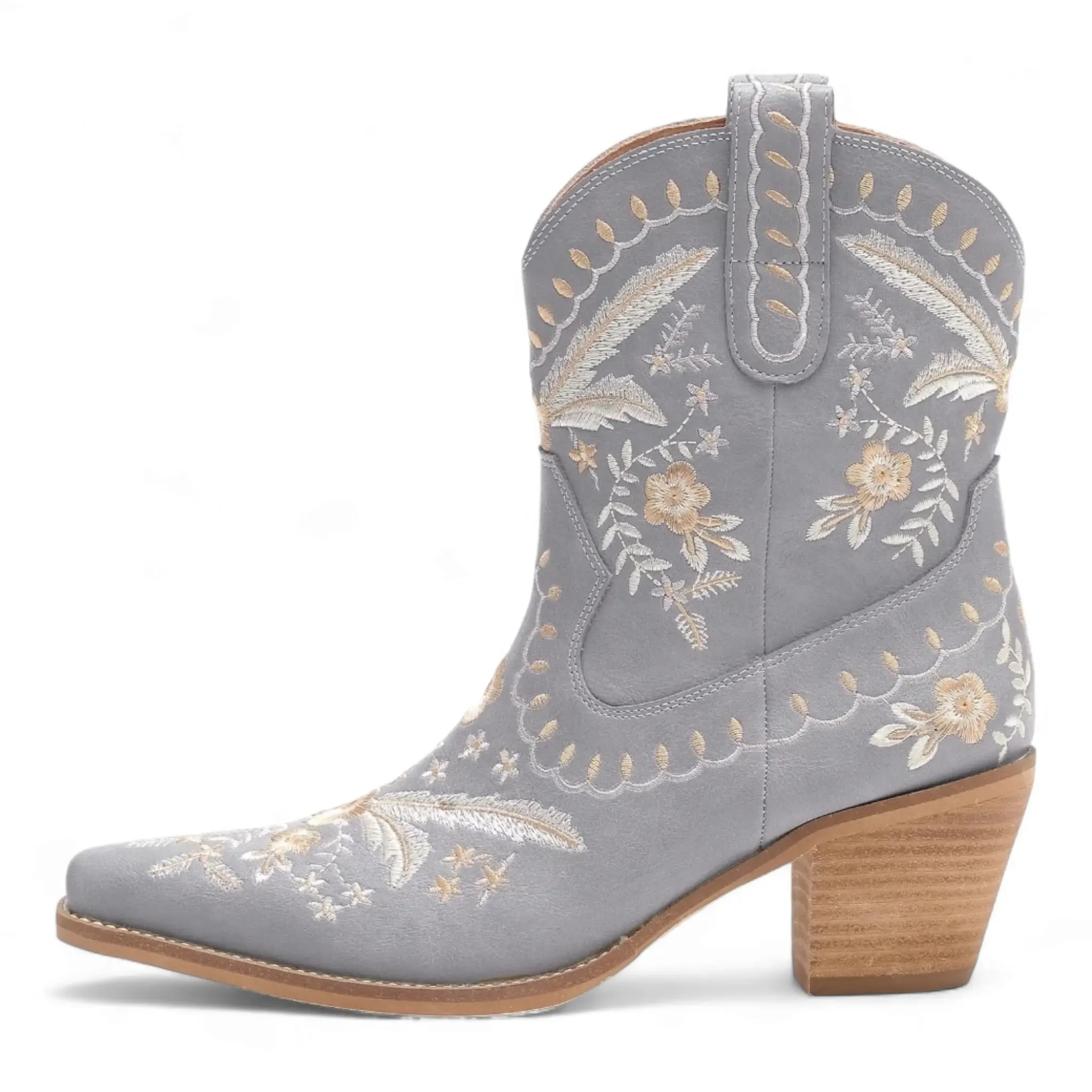 Corral Embroidered Cowgirl Ankle Bootie