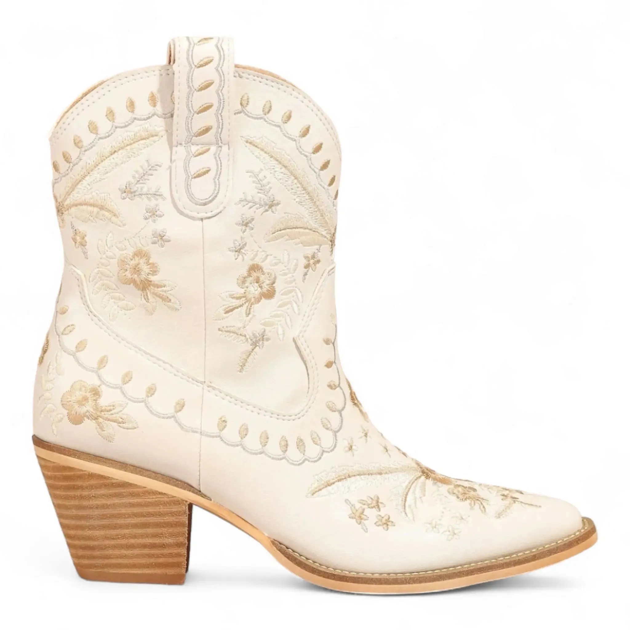 Corral Embroidered Cowgirl Ankle Bootie