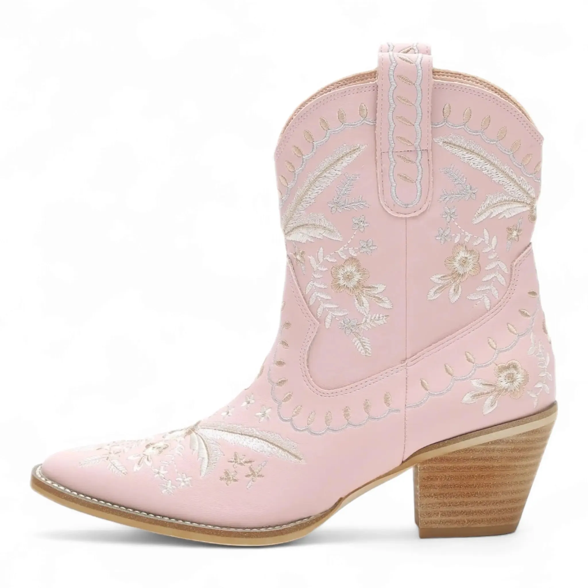 Corral Embroidered Cowgirl Ankle Bootie