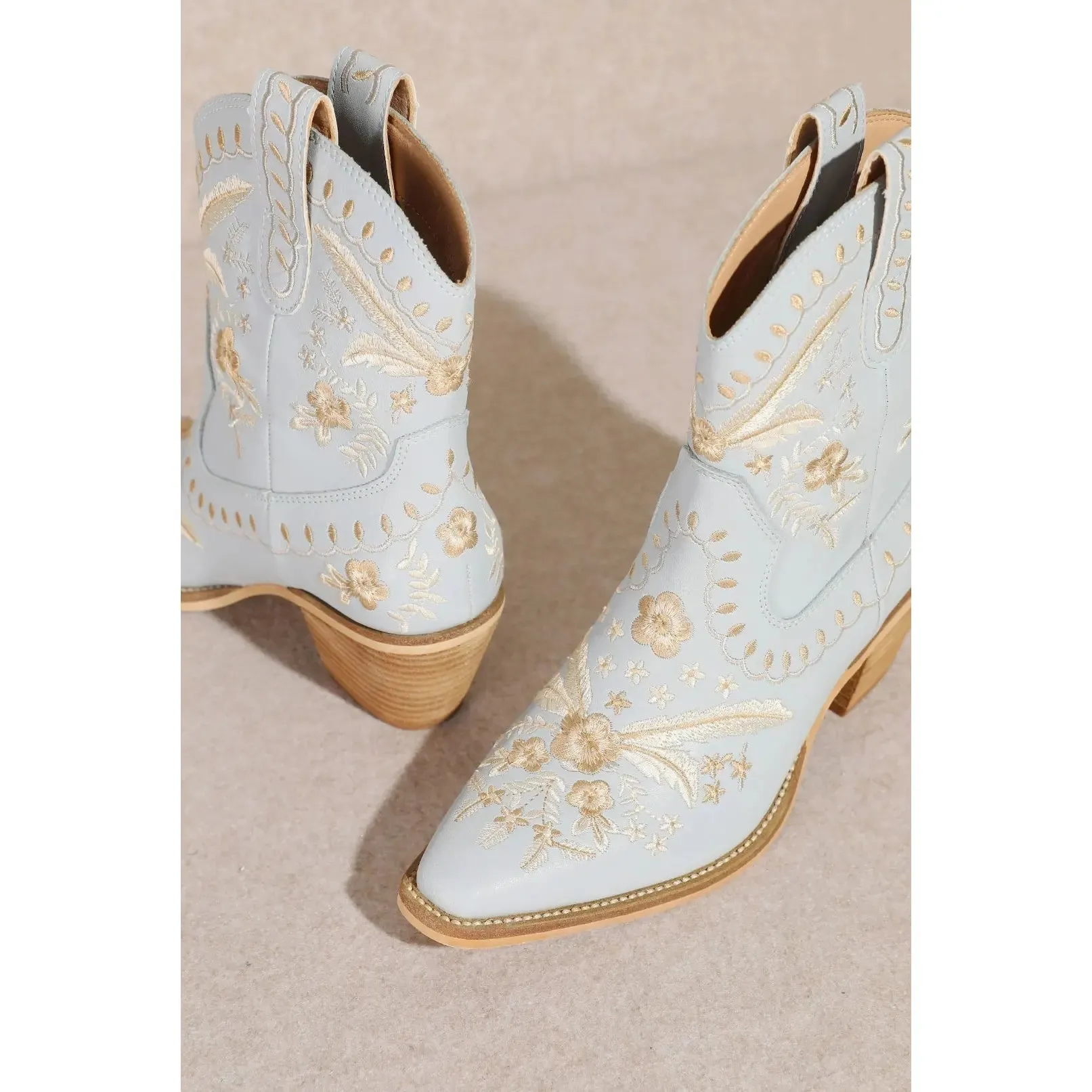 Corral Embroidered Cowgirl Ankle Bootie