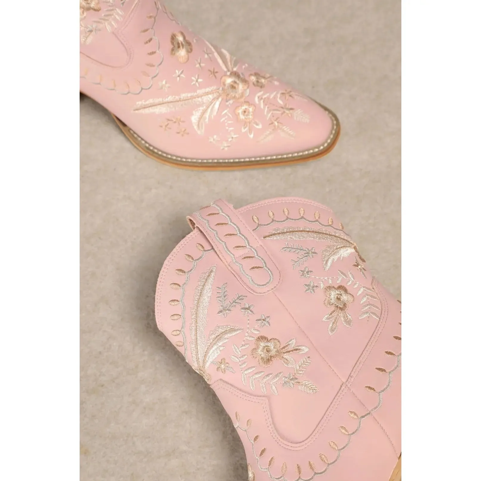 Corral Embroidered Cowgirl Ankle Bootie