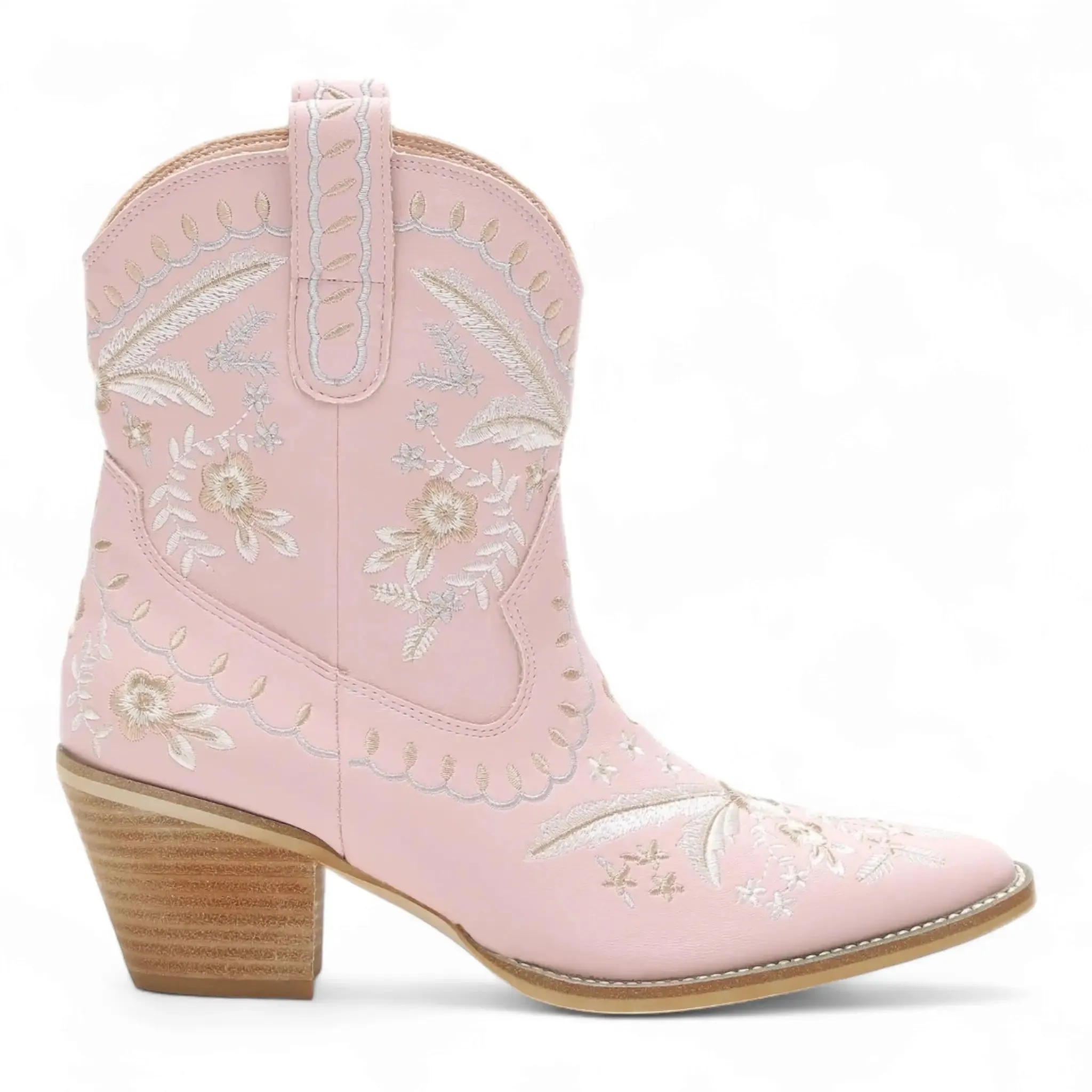 Corral Embroidered Cowgirl Ankle Bootie