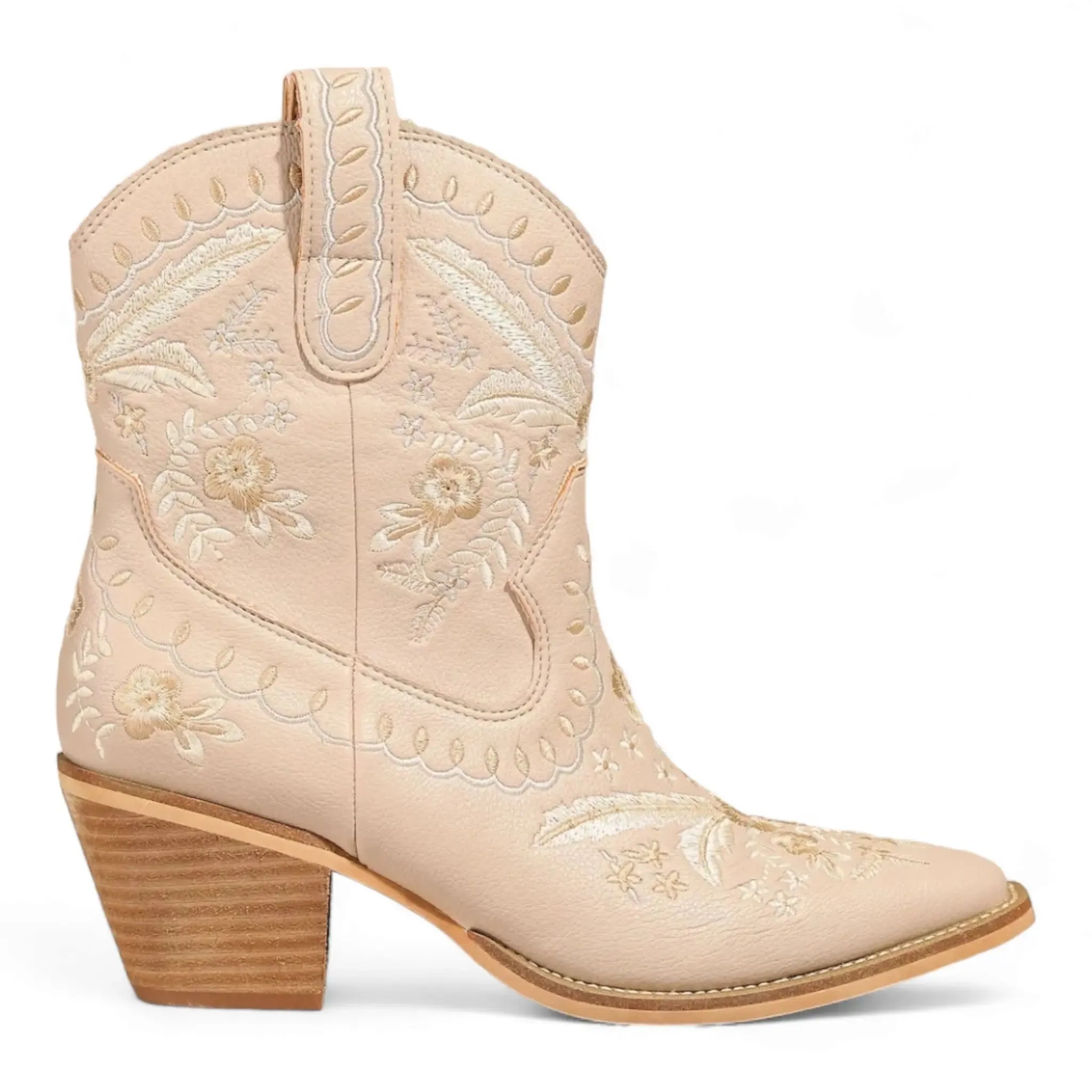 Corral Embroidered Cowgirl Ankle Bootie