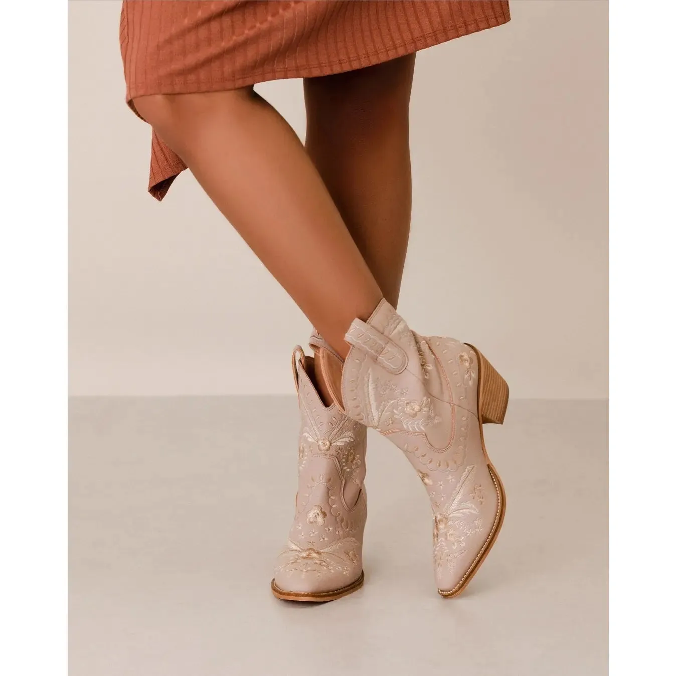 Corral Embroidered Cowgirl Ankle Bootie