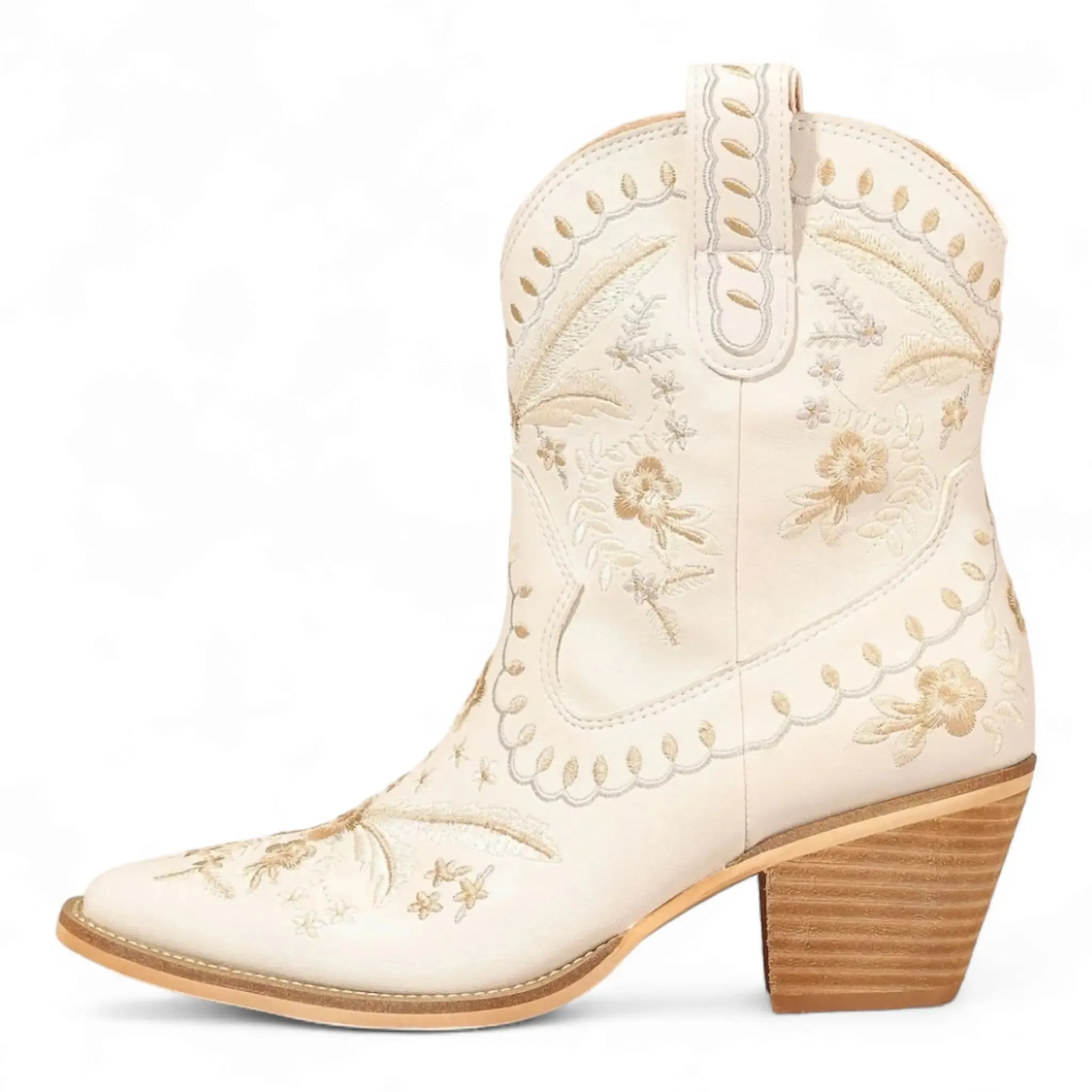 Corral Embroidered Cowgirl Ankle Bootie