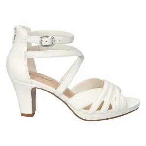 Crissa Round Toe Strappy Pumps