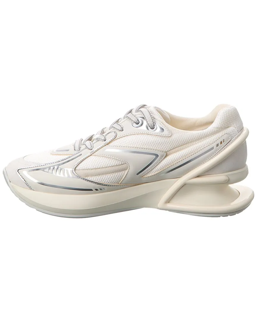 FENDI First 1 Tech Fabric & Leather Sneaker