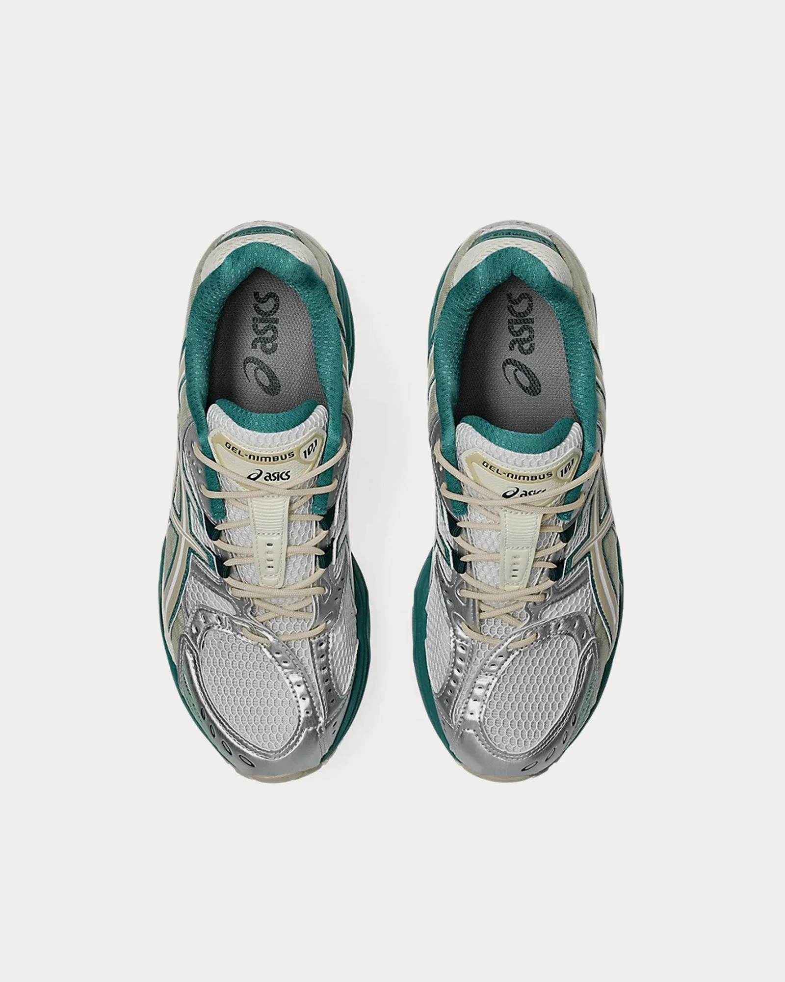 Gel-Nimbus 10.1 White / Rainy Lake Low Top Sneakers