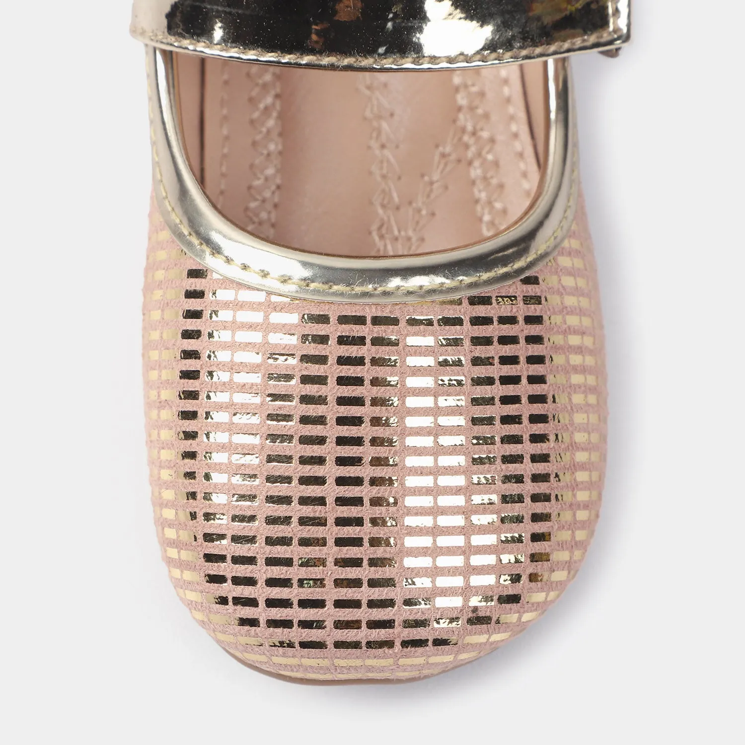Girls Pumps SA-15-Champagne