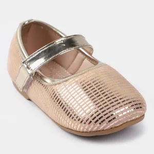 Girls Pumps SA-15-Champagne