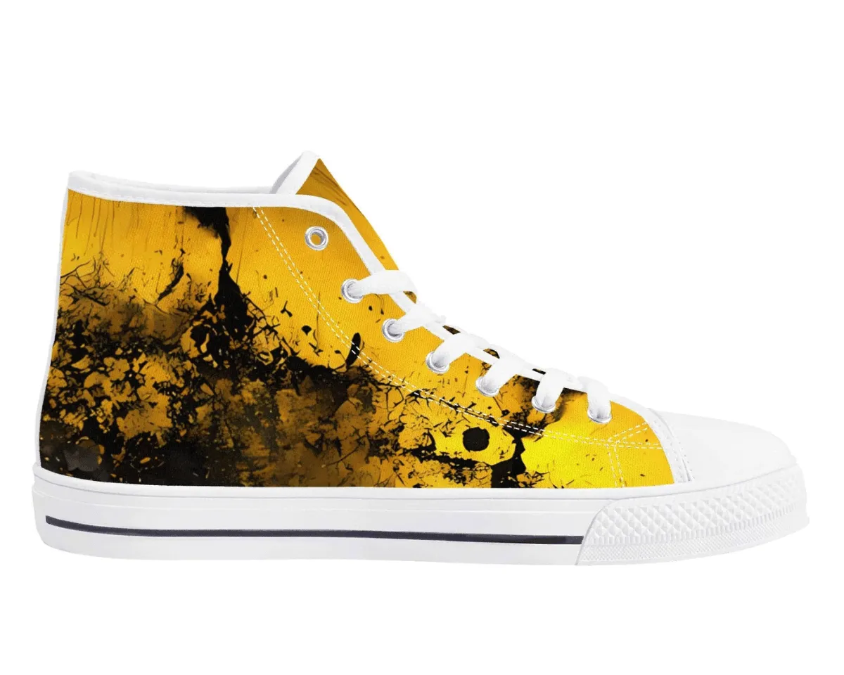Grunge Splash High Tops