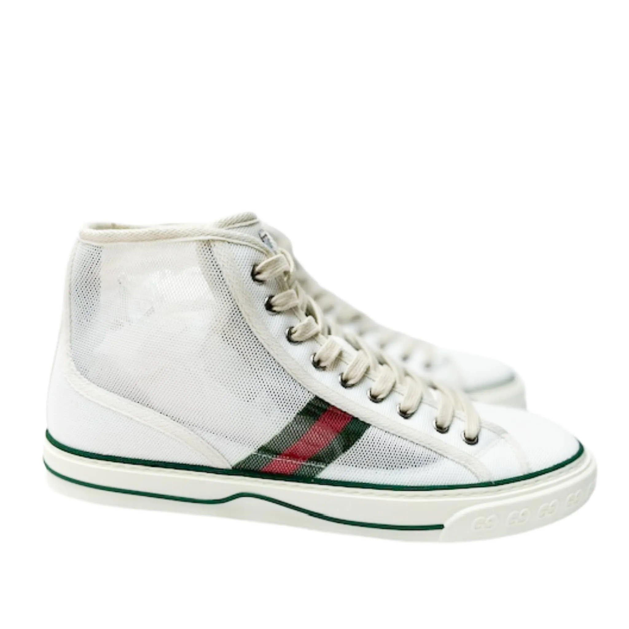 Gucci Mens 1977 Tennis High Top Trainers
