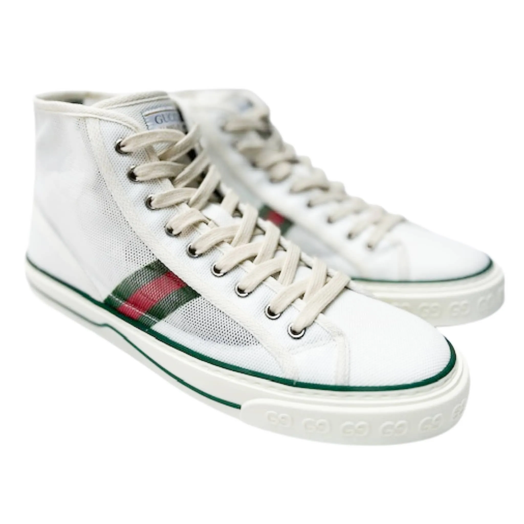 Gucci Mens 1977 Tennis High Top Trainers