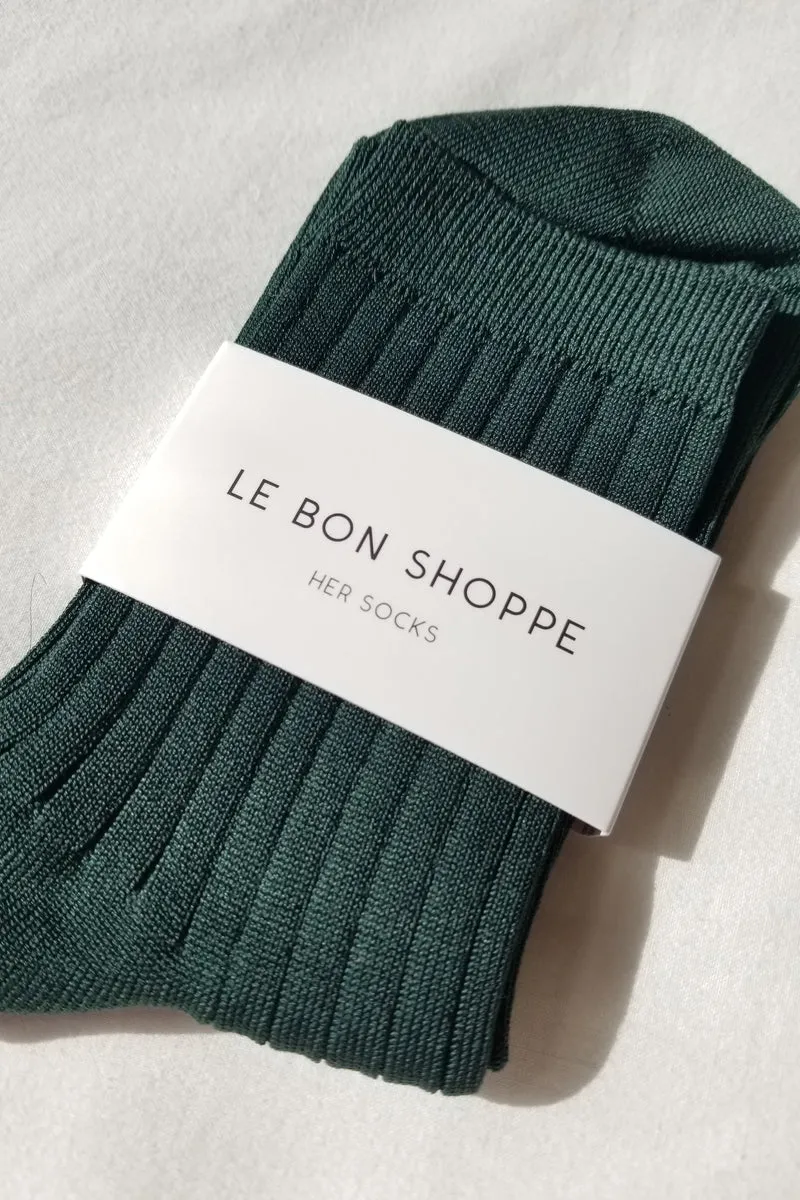 Her Cotton Socks | Peacock