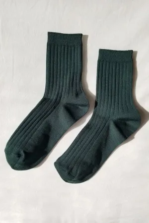 Her Cotton Socks | Peacock