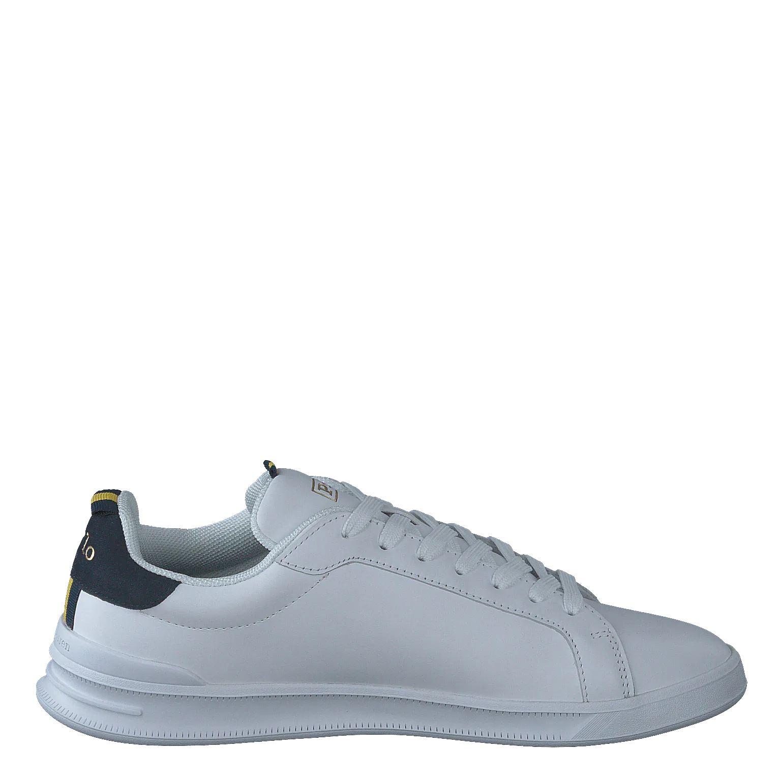 Heritage Court II Leather Sneaker White/Navy/Gold