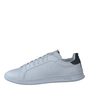 Heritage Court II Leather Sneaker White/Navy/Gold