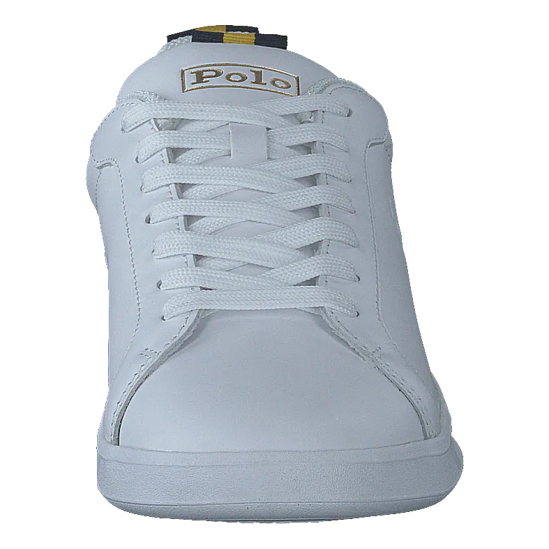 Heritage Court II Leather Sneaker White/Navy/Gold
