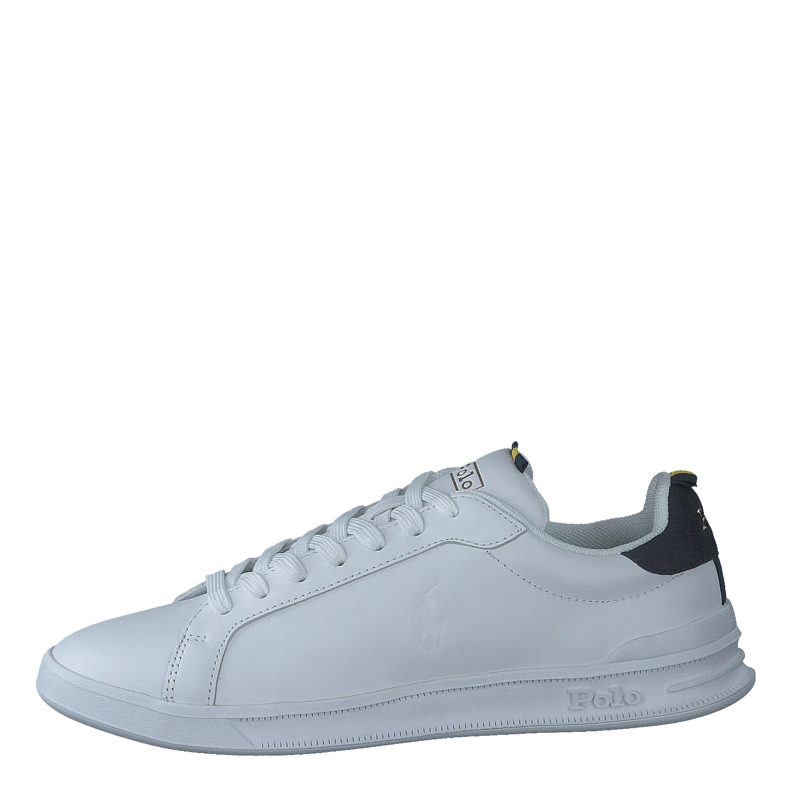 Heritage Court II Leather Sneaker White/Navy/Gold