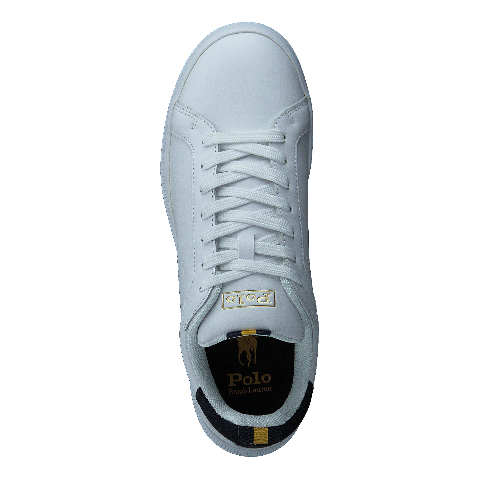 Heritage Court II Leather Sneaker White/Navy/Gold