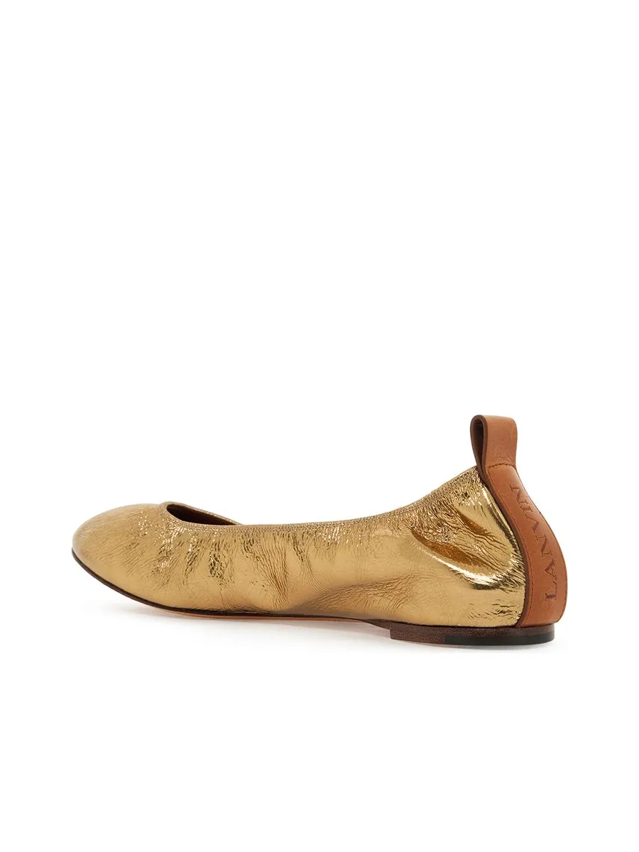 Lanvin Laminate Ballet Flats