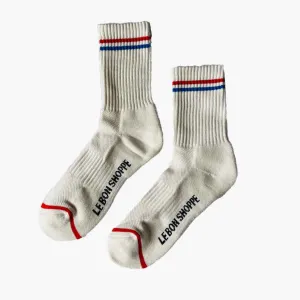 LBS Boyfriend Socks Milk