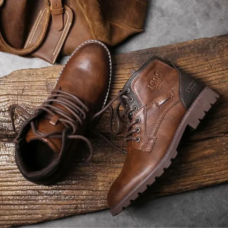 Levi | Tough Zipper Boots