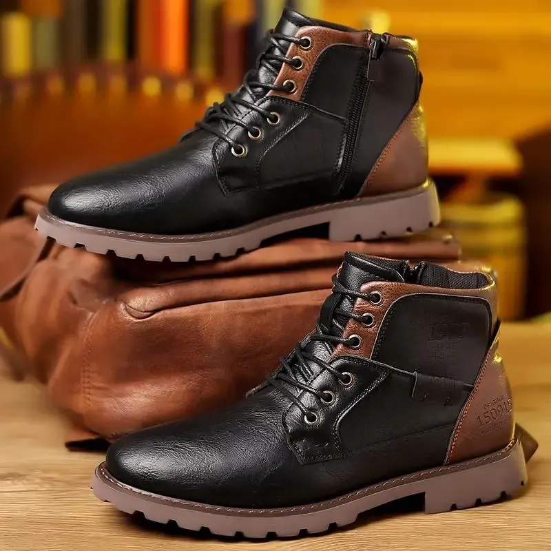 Levi | Tough Zipper Boots