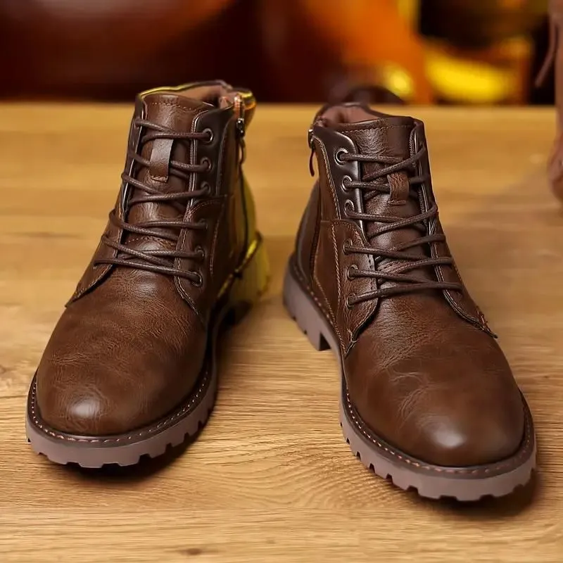 Levi | Tough Zipper Boots