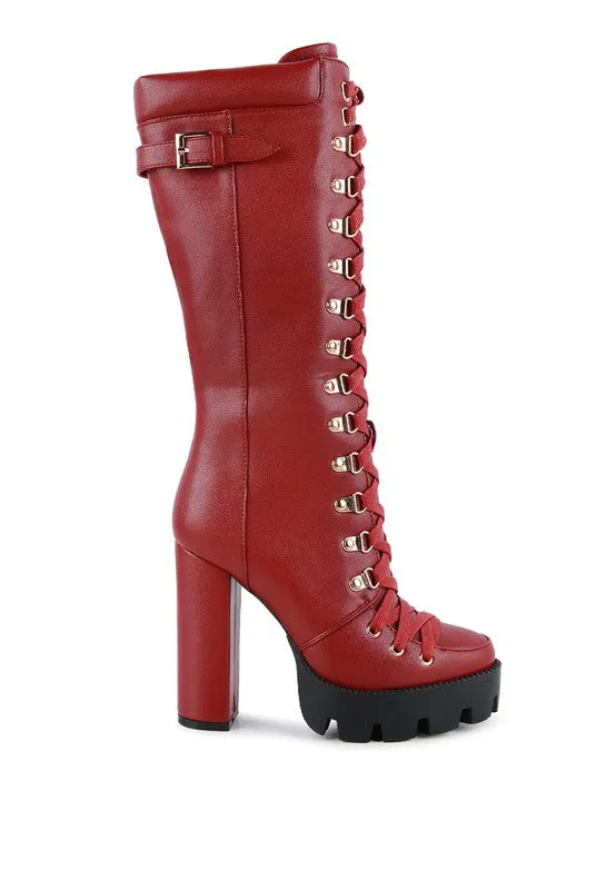 Magnolia Cushion Collared Side Zipper Biker Boot